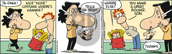 Baby Blues on Saturday October 31, 2015 Comic Strip