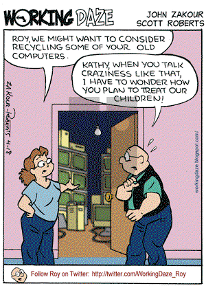 Working Daze on Saturday April 18, 2009 Comic Strip