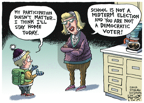 Rob Rogers on Tuesday November 18, 2014 Comic Strip