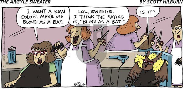 The Argyle Sweater on Sunday August 13, 2017 Comic Strip