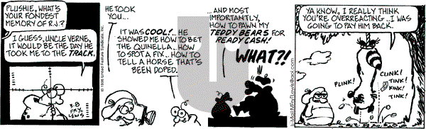 Over the Hedge on Friday March 8, 1996 Comic Strip