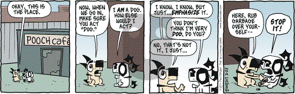 Pooch Cafe - Tuesday March 22, 2011 Comic Strip