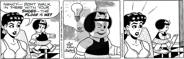 Nancy on Thursday May 13, 1999 Comic Strip