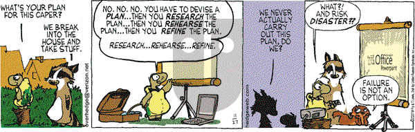 Over the Hedge on Tuesday November 27, 2007 Comic Strip