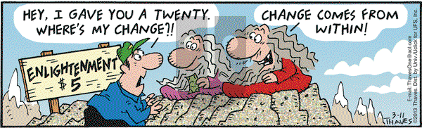 Frank and Ernest on Monday March 11, 2013 Comic Strip