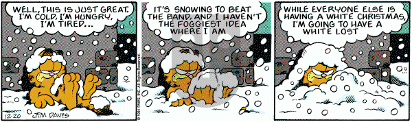 Garfield on Thursday December 20, 1984 Comic Strip