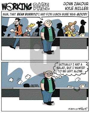 Working Daze on Saturday April 8, 2006 Comic Strip