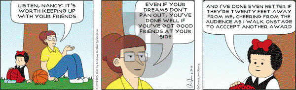 Nancy on Monday June 24, 2019 Comic Strip