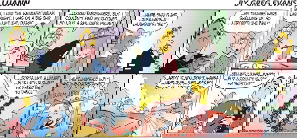 Luann on Sunday April 5, 1998 Comic Strip