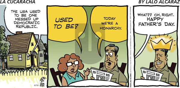 La Cucaracha on Sunday June 19, 2016 Comic Strip
