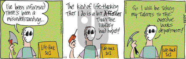 The Knight Life on Saturday April 15, 2017 Comic Strip