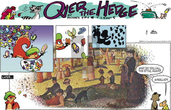 Over the Hedge on Sunday August 11, 2013 Comic Strip