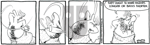 The Buckets on Thursday November 28, 2002 Comic Strip