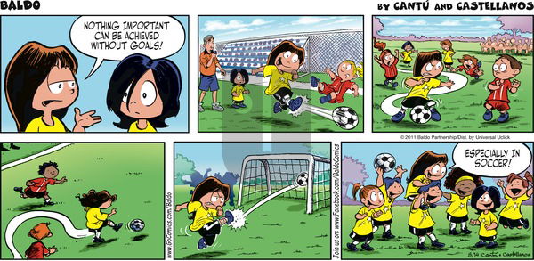 Baldo on Sunday August 14, 2011 Comic Strip