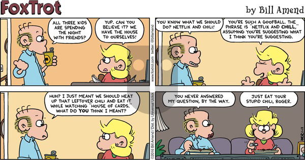 FoxTrot on Sunday January 17, 2016 Comic Strip
