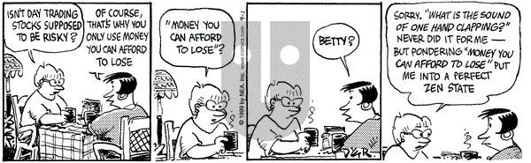 Betty on Wednesday September 1, 1999 Comic Strip
