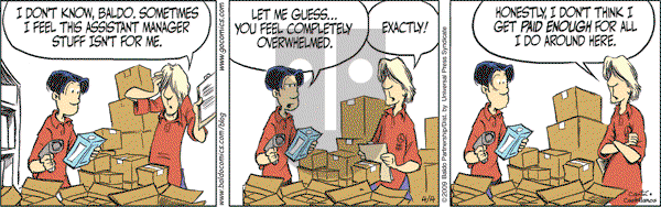 Baldo - Saturday April 4, 2009 Comic Strip
