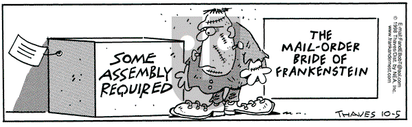 Frank and Ernest on Monday October 5, 1998 Comic Strip