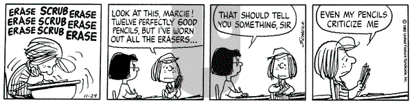 Peanuts on Monday November 29, 1982 Comic Strip