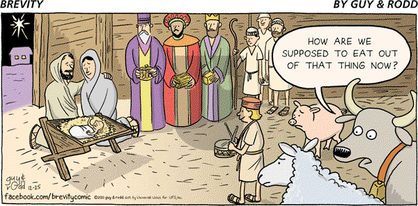 Brevity on Sunday December 25, 2011 Comic Strip