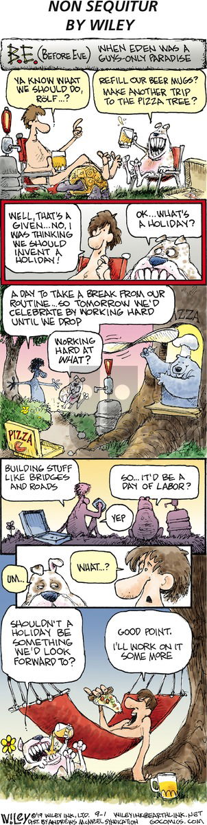 Non Sequitur on Sunday September 1, 2019 Comic Strip