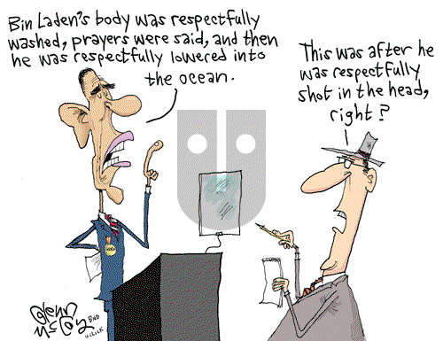 Glenn McCoy on Thursday May 5, 2011 Comic Strip