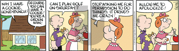 Drabble on Thursday March 19, 2015 Comic Strip