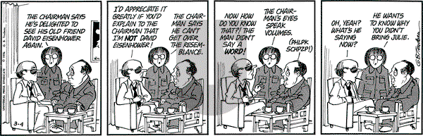 Doonesbury on Thursday March 4, 1976 Comic Strip
