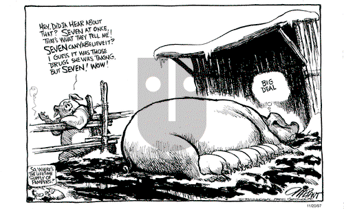 Pat Oliphant on Thursday November 20, 1997 Comic Strip