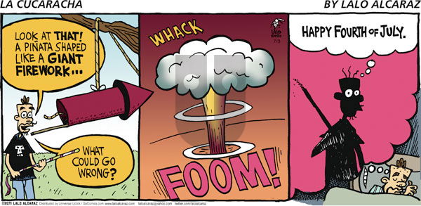 La Cucaracha on Sunday July 3, 2011 Comic Strip