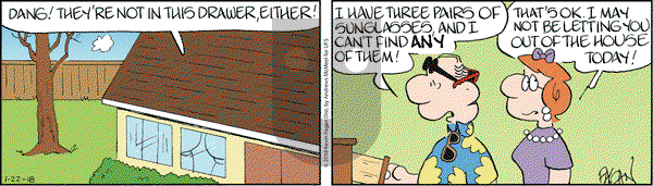 Drabble on Monday January 22, 2018 Comic Strip