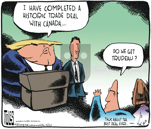 Tom Toles on Wednesday October 3, 2018 Comic Strip