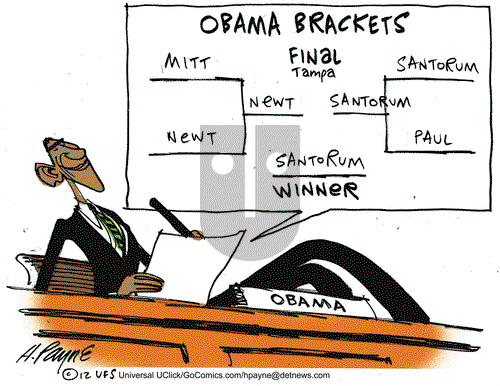 Henry Payne on Tuesday April 3, 2012 Comic Strip