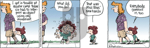 Cul de Sac on Saturday July 30, 2016 Comic Strip