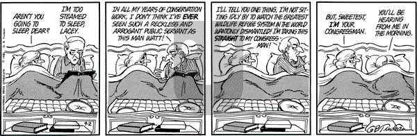 Doonesbury on Wednesday September 2, 1981 Comic Strip