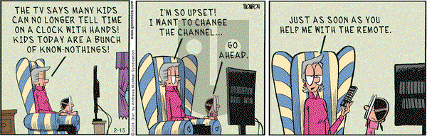 Grand Avenue on Thursday February 15, 2024 Comic Strip