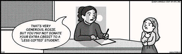F Minus on Tuesday July 21, 2009 Comic Strip
