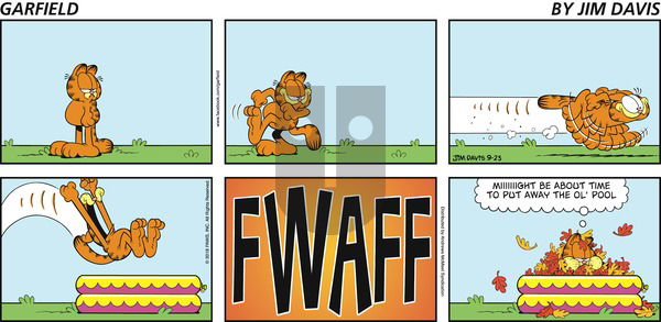 Garfield on Sunday September 23, 2018 Comic Strip
