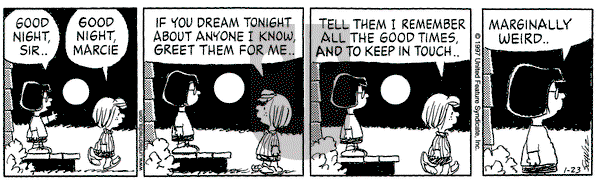 Peanuts on Thursday January 23, 1997 Comic Strip