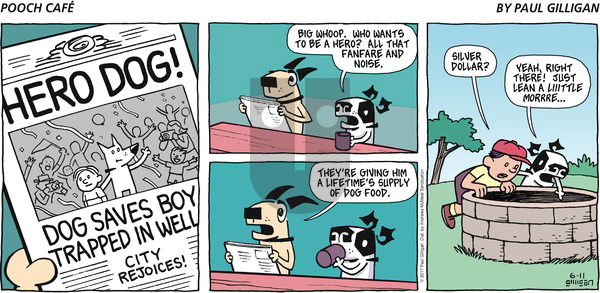 Pooch Cafe on Sunday June 11, 2017 Comic Strip