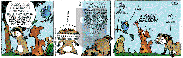 Over the Hedge on Wednesday March 8, 2006 Comic Strip