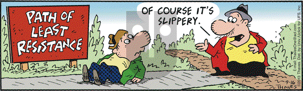 Frank and Ernest on Monday September 16, 2013 Comic Strip