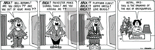 Cathy Classics on Wednesday March 31, 1993 Comic Strip
