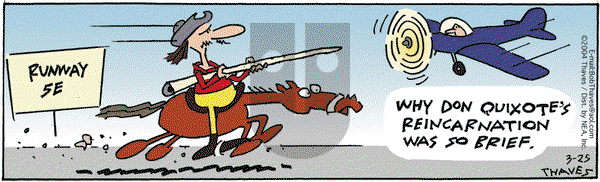 Frank and Ernest on Thursday March 25, 2004 Comic Strip