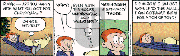 Red and Rover on Saturday December 26, 2015 Comic Strip