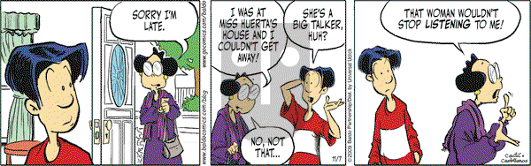 Baldo on Saturday November 7, 2009 Comic Strip
