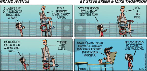 Grand Avenue on Sunday June 26, 2016 Comic Strip