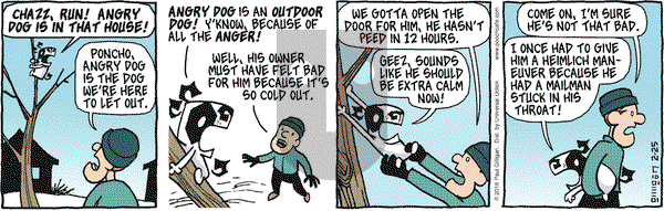 Pooch Cafe on Thursday February 25, 2016 Comic Strip