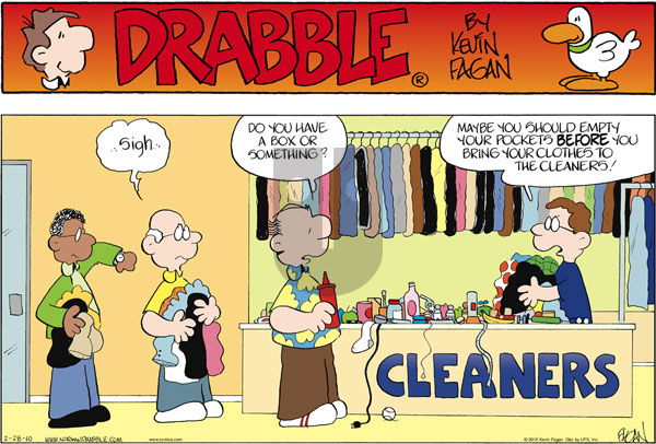 Drabble on Sunday February 28, 2010 Comic Strip