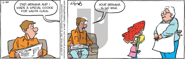 Cleats - Saturday December 20, 2008 Comic Strip